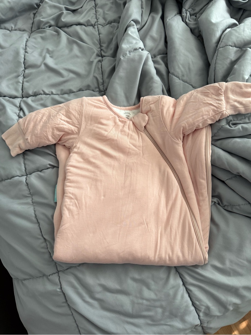 Purcomfy Baby Sleep Sack Pajamas - Soft Light Pink Zippered Sleeper